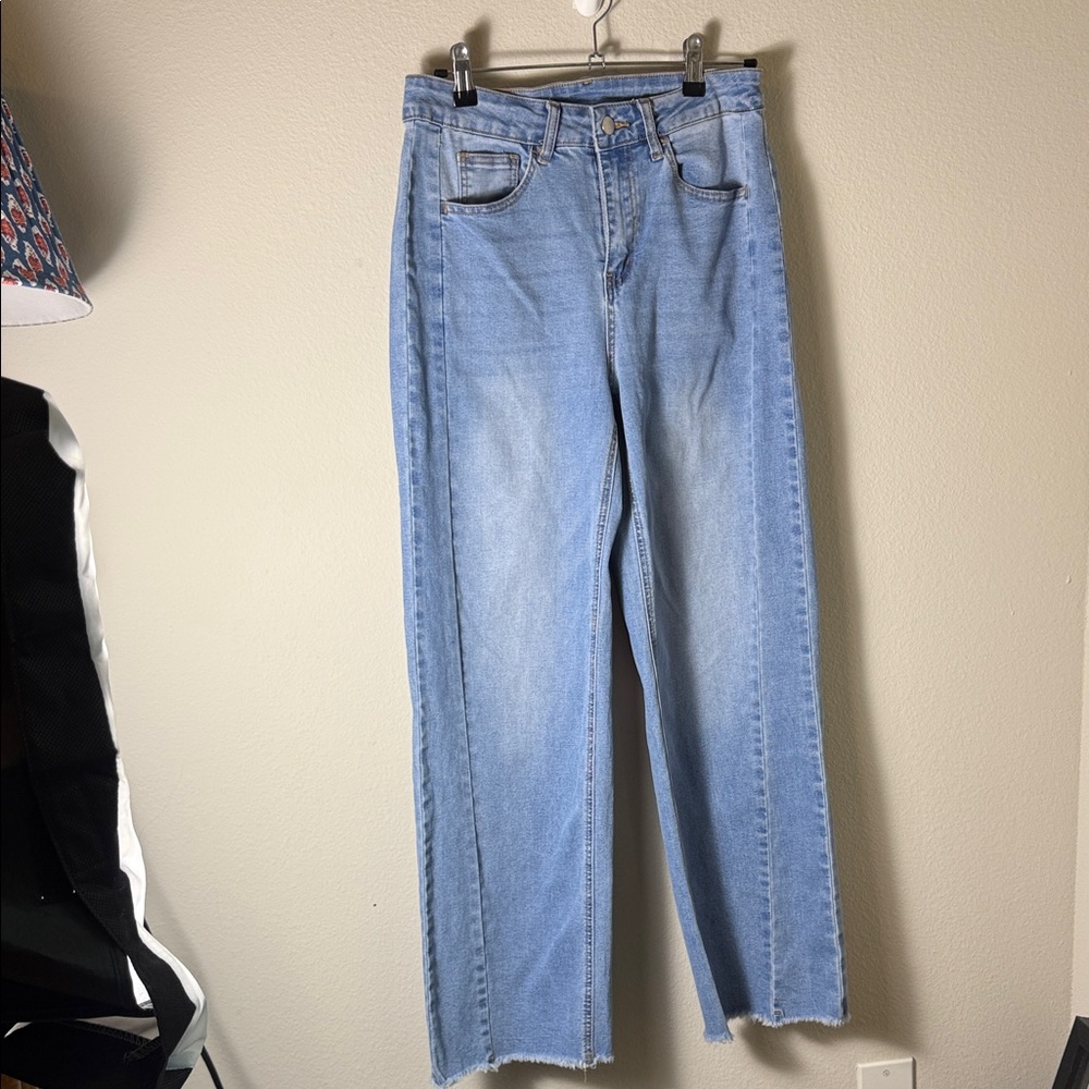Light Wash High-Rise Straight Women's Jeans size 8